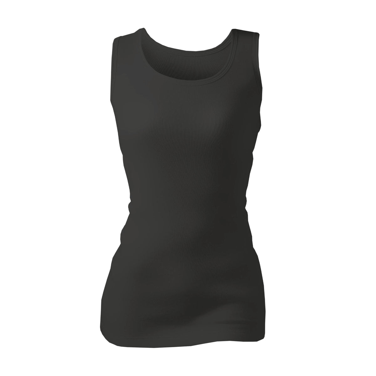 Ladies Thermal Sleeveless Vest Black