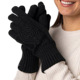 Ladies Tampere Thermal Gloves - Black
