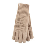 Ladies Tampere Thermal Gloves - Oat Melange