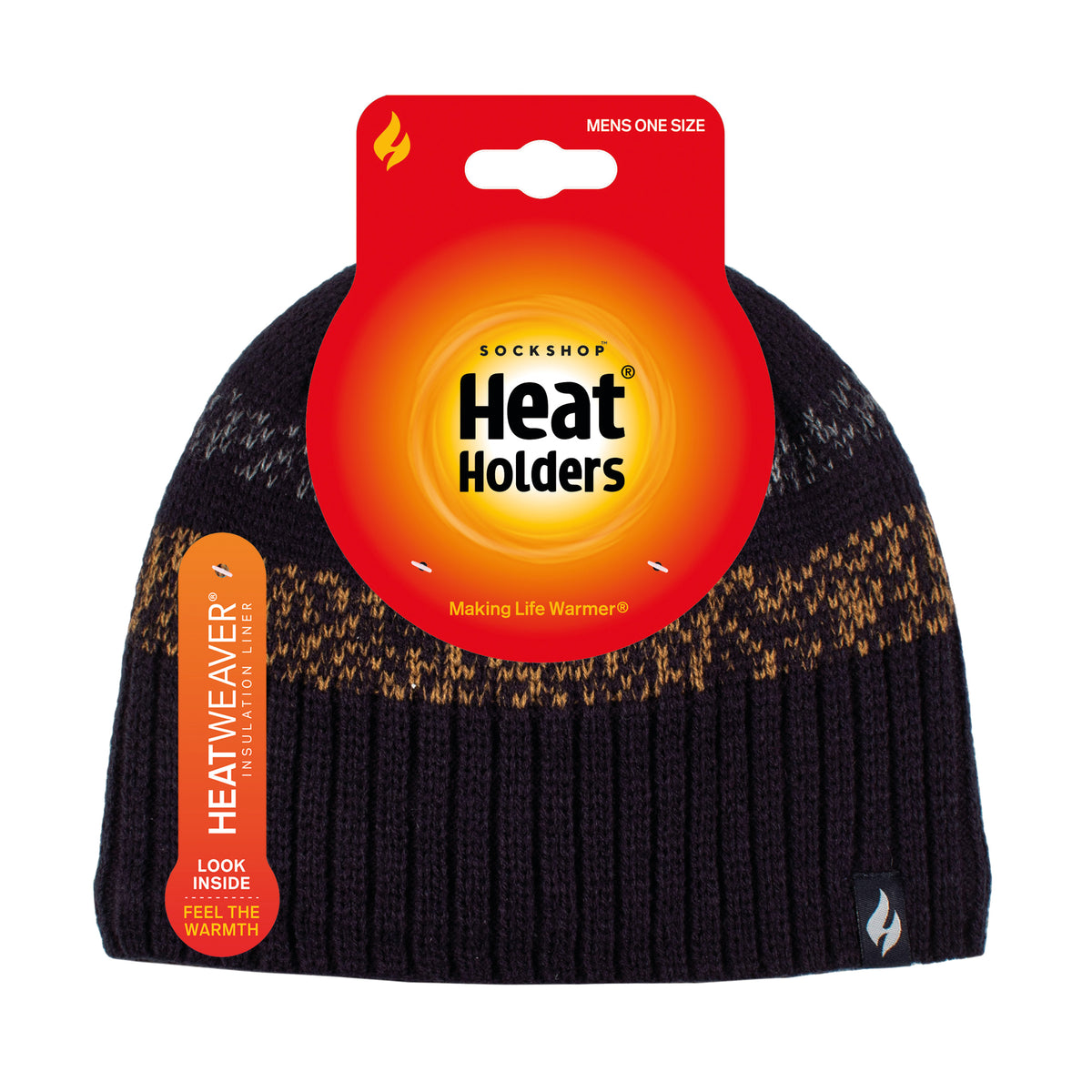 Mens Tromso Beanie Hat Navy – Heat Holders