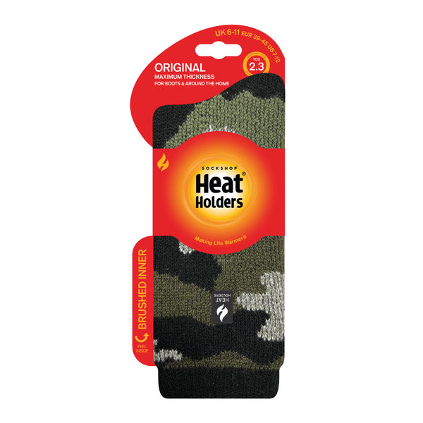 Mens Original Jacquard Socks - Camo Black