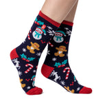Ladies Lite Christmas Socks - Festive Fun