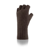Mens Skala Fingerless Gloves - Forest Green