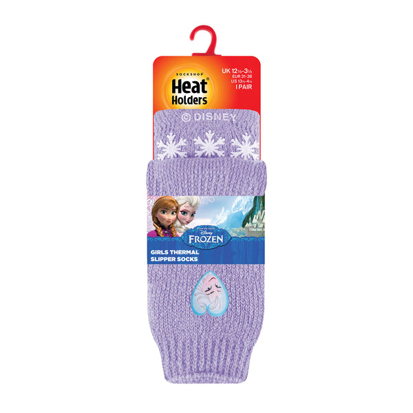 3 Pairs Kids Thermal Slipper Socks Disney Frozen Princess