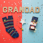 Mens Original Warm Wishes Gift Boxed Socks "Best Grandad"