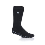 Mens IOMI Dual Layer Raynaud's Slipper Socks - Black