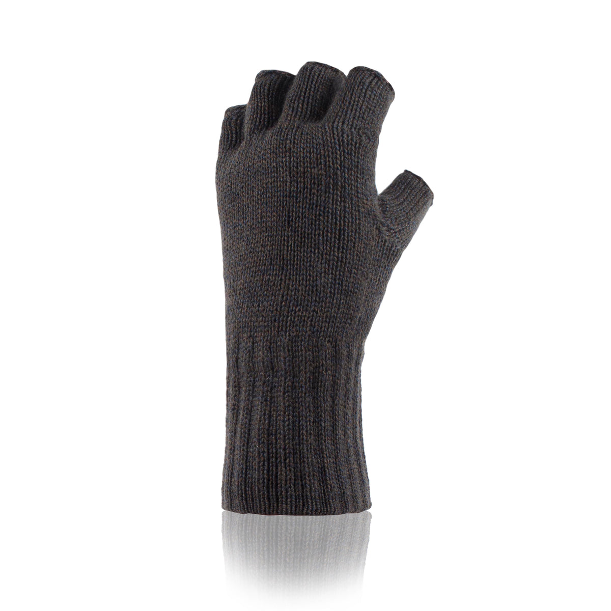 Mens Fingerless Gloves - Khaki – Heat Holders