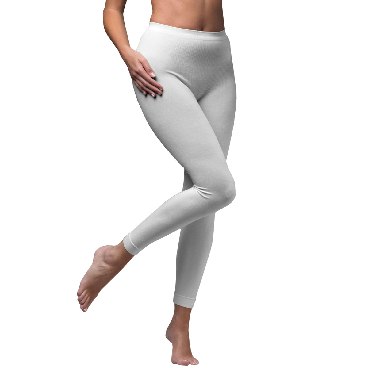 Ladies Thermal Bottoms White