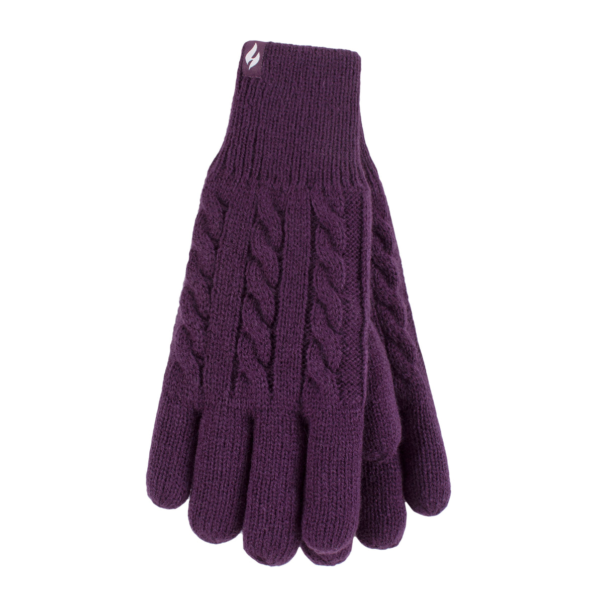 HEAT HOLDERS Women's Thermal Gloves - 'Tampere' Central Cable