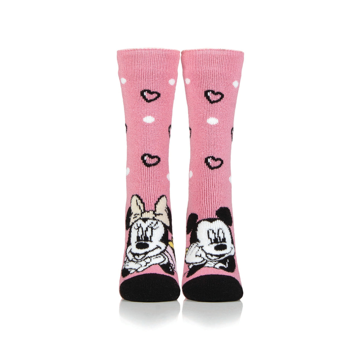 Set van 2 paar officiële Minnie Mouse antislipsokken voor Set van 2 paar officiële Minnie Mouse antislipsokken voor