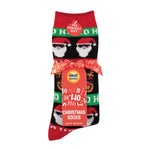 Mens Lite Christmas Socks - Ho Ho Ho
