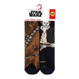 Mens Lite Licensed Character Socks - Star Wars Chewie & Han Solo