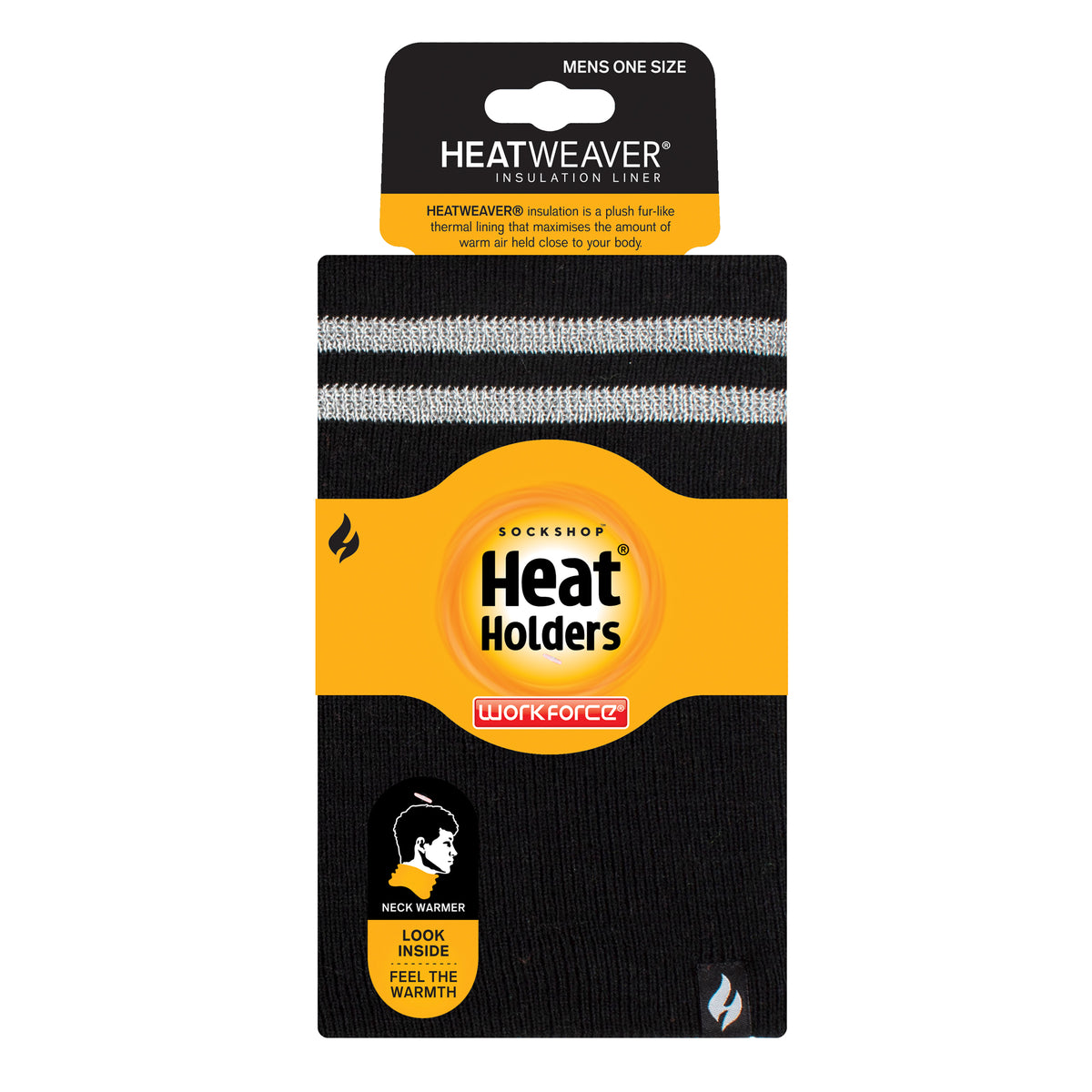 Mens Workforce Neck Warmer - Black – Heat Holders
