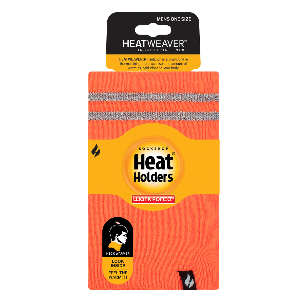 Mens Workforce Thermal Work Neck Warmer - Orange – Heat Holders
