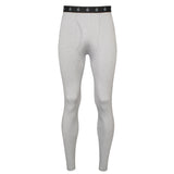 Mens Cedrick Ceramic Thermal Bottoms - Silver Grey