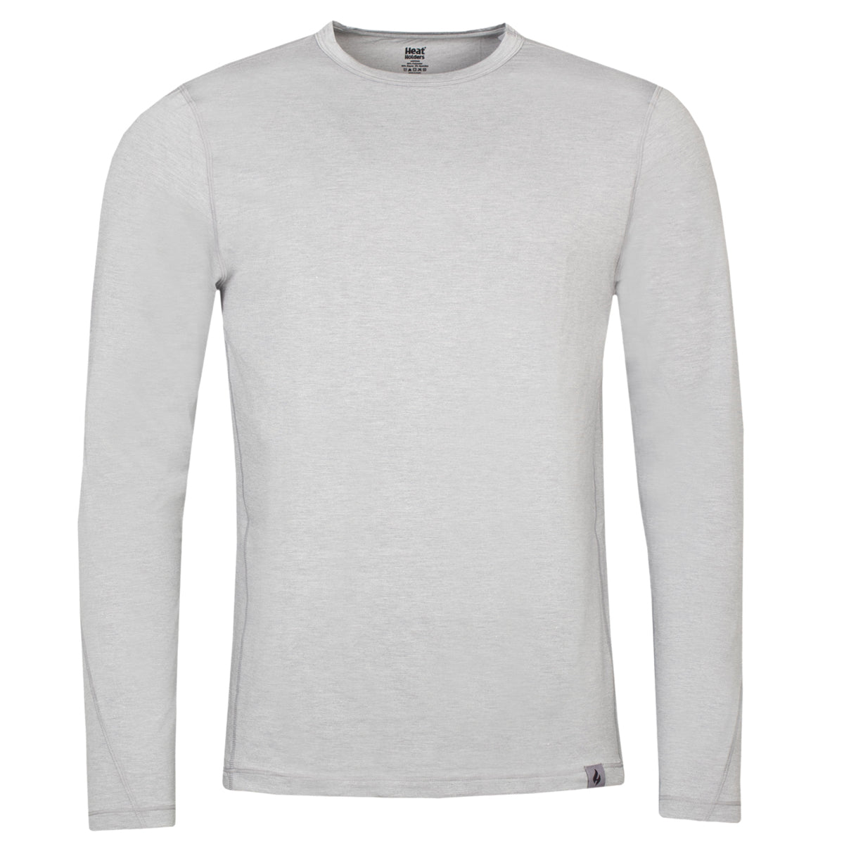Mens Cedrick Ceramic Thermal Long Sleeve Top - Silver Grey – Heat
