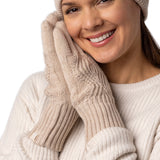 Ladies Tampere Thermal Gloves - Oat Melange