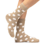 Ladies Original Jacquard Socks - Oat Spots