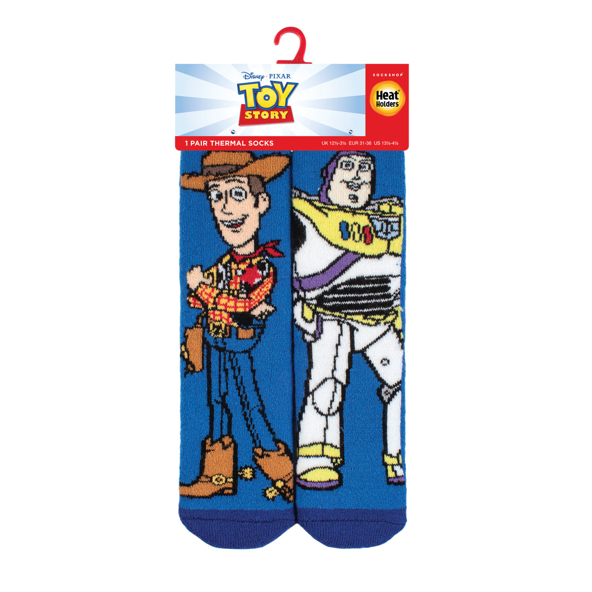 Kids Lite Disney Socks Toy Story Woody Buzz – Heat Holders