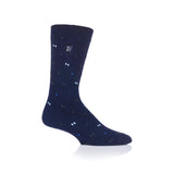 Mens Ultra Lite Swallow Micro Socks - Navy