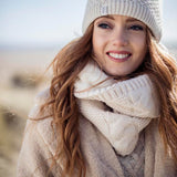 Ladies Nora Knitted Hat - Cream