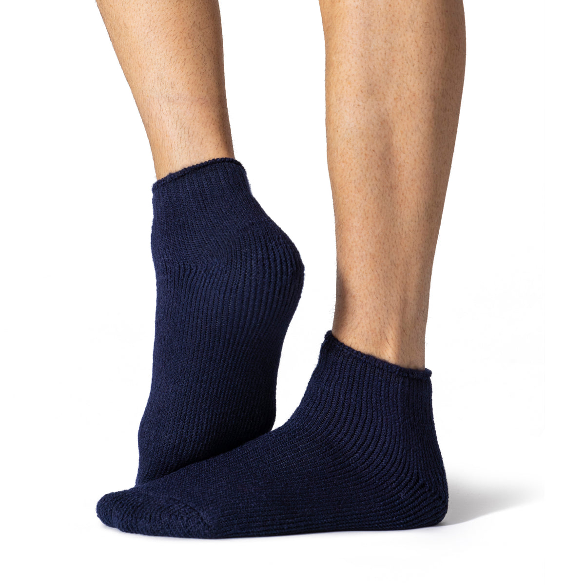 Mens Original Bruges Ankle Socks - Navy – Heat Holders