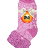 Ladies Original Gillian Lounge Socks with Turnover Top - Pink