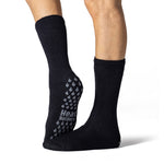 Mens Original Thermal Slipper Socks - Black & Grey
