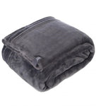 Giant Luxury Fleece Thermal Blanket/Throw 270cm x 240cm - Antique Silver