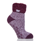 Ladies Original The Ritz Lounge Socks with Turnover Feather Top