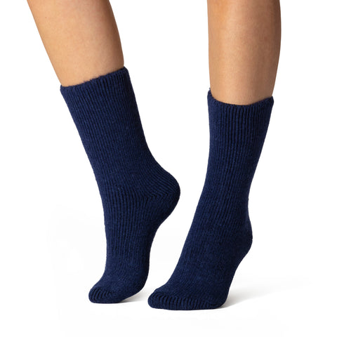Ladies Original Wool Socks - Indigo