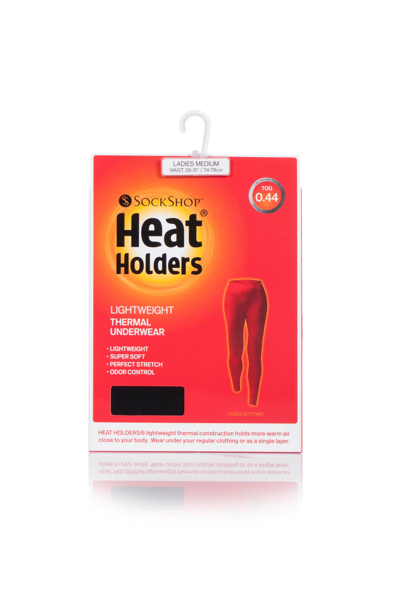 Ladies Lightweight Thermal Bottoms - Black – Heat Holders