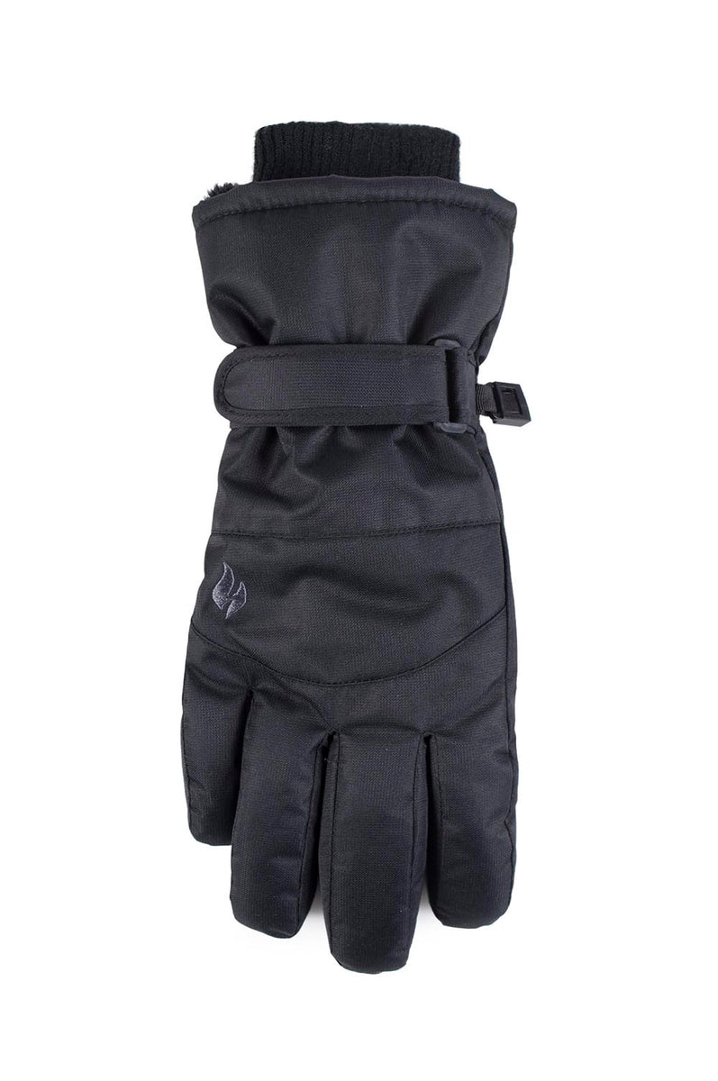 Ladies Performance Ski Gloves - Black – Heat Holders
