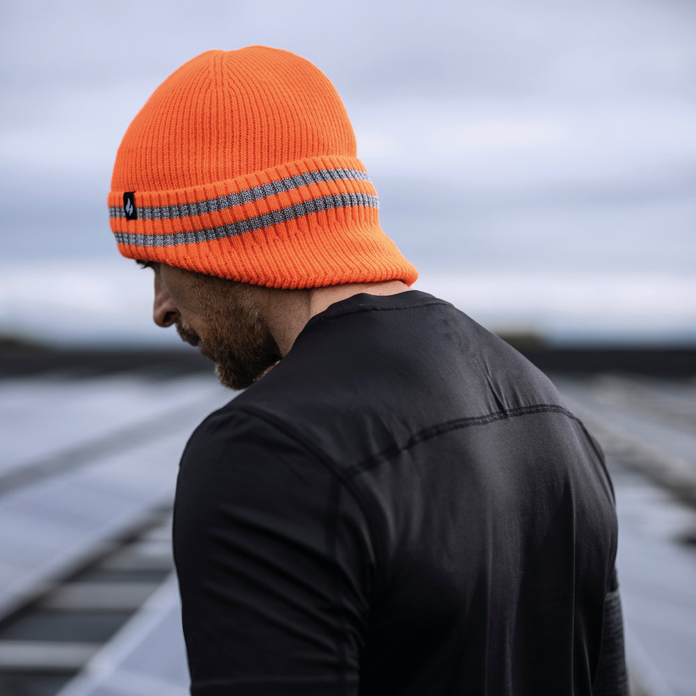 Mens Workforce Drop Neck Hat - Orange