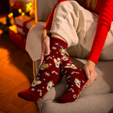 Ladies Lite Christmas Socks - Pawfect Christmas