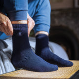 Mens Original Finch Thermal Socks - Navy