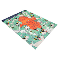 Fleece Thermal Blanket 127cm x 178cm - Matcha Dog Design