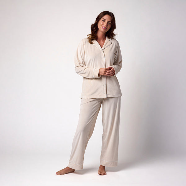 Ladies Soul Warming Pyjama Set - Cream