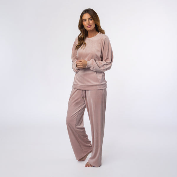 Ladies Soul Warming Loungewear Set - Dusky Pink