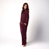 Ladies Soul Warming Loungewear Set - Wine