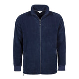 Mens Full Zip Thermal Lounge Top - Navy