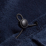 Mens Full Zip Thermal Lounge Top - Navy