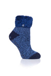 Kids Original Lounge Socks with Turnover Feather Top - Navy