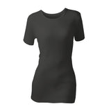 Ladies Thermal Short Sleeve Vest - Black