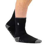 Mens Original Siskin Slipper Socks - Black