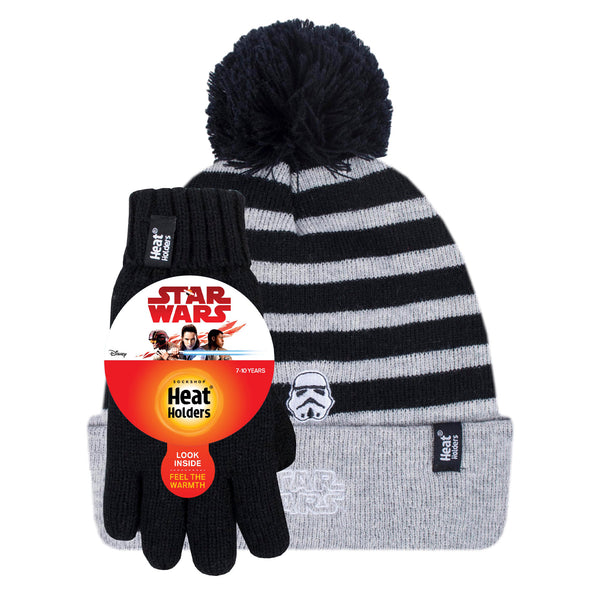 Kids Thermal Character Hat & Gloves - Star Wars Storm Trooper