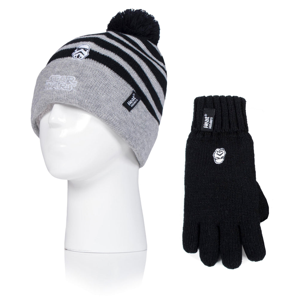 Kids Thermal Character Hat & Gloves - Star Wars Storm Trooper