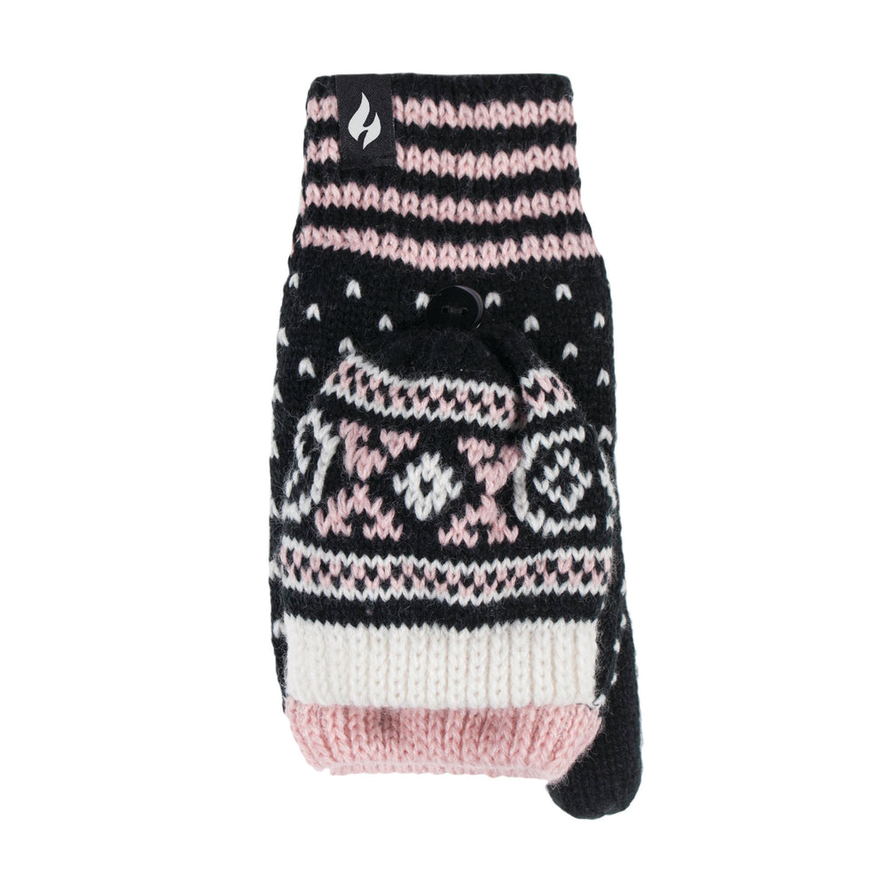 Ladies Stockholm Converter Mittens - Black