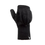 Ladies Ash Converter Mittens - Black