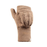 Ladies Ash Converter Mittens - Camel